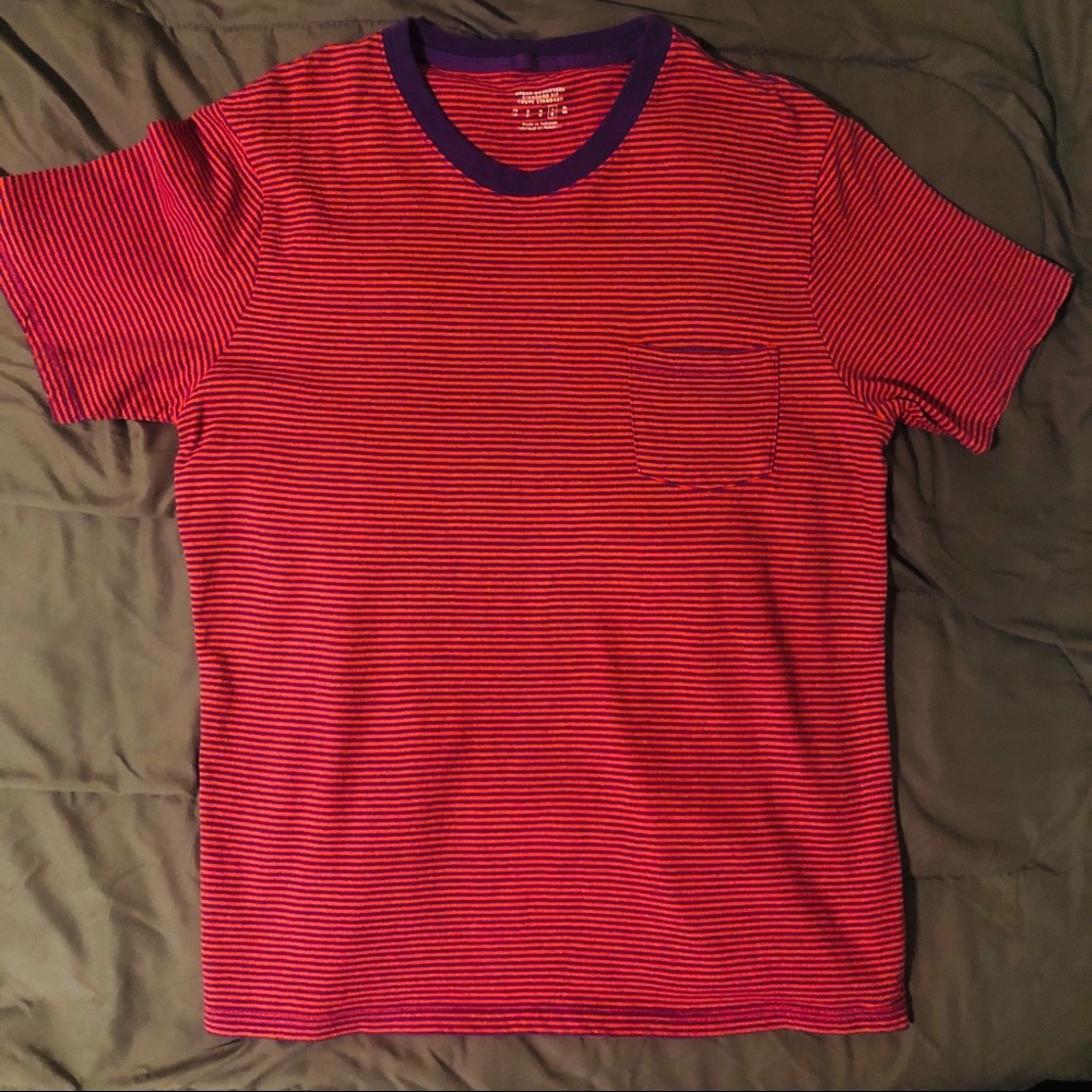 Urban Outfitters Pink & Purple striped Tee
